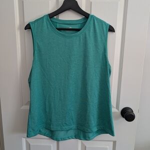 Avia Women's Teal And Coral Sleeveless Performance Tank (2)